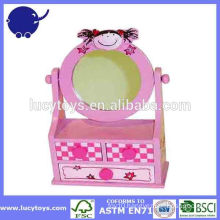 wooden kids mini vanity children dressing table